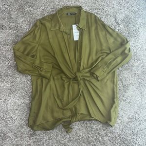 Zara olive top